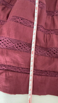 Robe courte Abercrombie & Fitch - Xl - Bordeaux