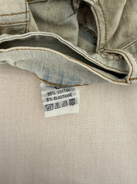 Jupe en jean Kor Jeans - L - bleu jaune -