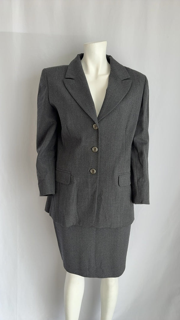 Tailleur jupe femme Christine Laure gris - Fr 42 - gris