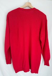 Gilet Lambswool- 44 - Rouge -
