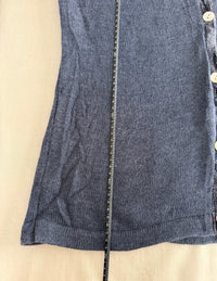 Cardigan Denim & Co. - M - Bleu -
