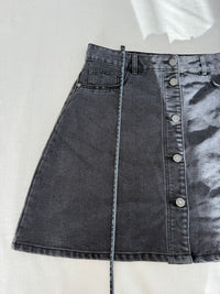 Jupe en jean Noisy May - L - Gris noir -