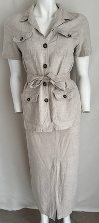 Ensemble Jupe Et Veste Etam - M - Crème