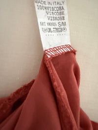 Combishort Stella Bianca - M - Orange/rouge - En Viscose