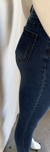 Jeans Skinny Sans Marque - S - Bleu -