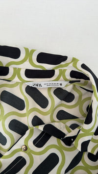 Chemise Zara - M - vert -