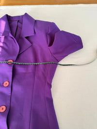 Blazer manches courtes Vintage - 38 - Violet