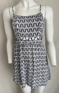 Robe D'ete H&m - 38 - Gris Et Blanc