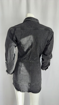 Robe en jean Zara - S - Noir délavé