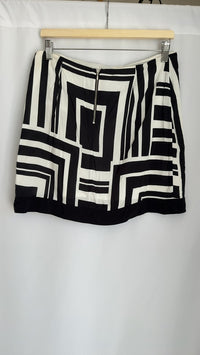 Jupe mini Camaïeu - 42 - Noir et blanc -