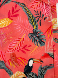 Débardeur Cache Cache - 36 - Corail - motif tropical
