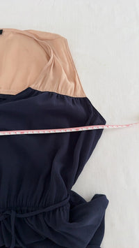 Robe Zara Basic - M - Bleu marine