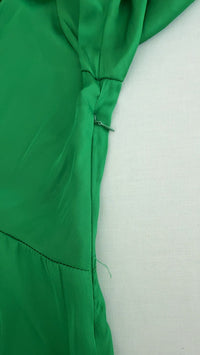 Robe midi Mango - L - Vert -