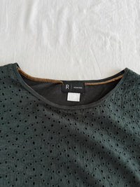 Top broderie anglaise R essentiel - 42 - vert