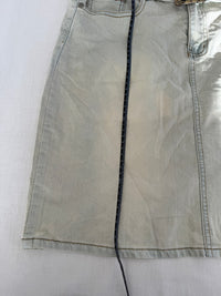 Jupe en jean Kor Jeans - L - bleu jaune -
