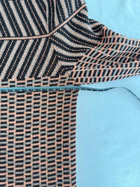 Pull Mango Suit - M - Noir et Orange -
