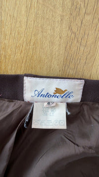 Tailleur jupe Antonelle marron taille 42