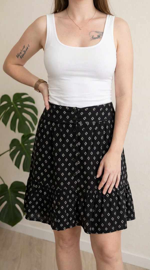 Jupe courte Promod - 38 - Noir -
