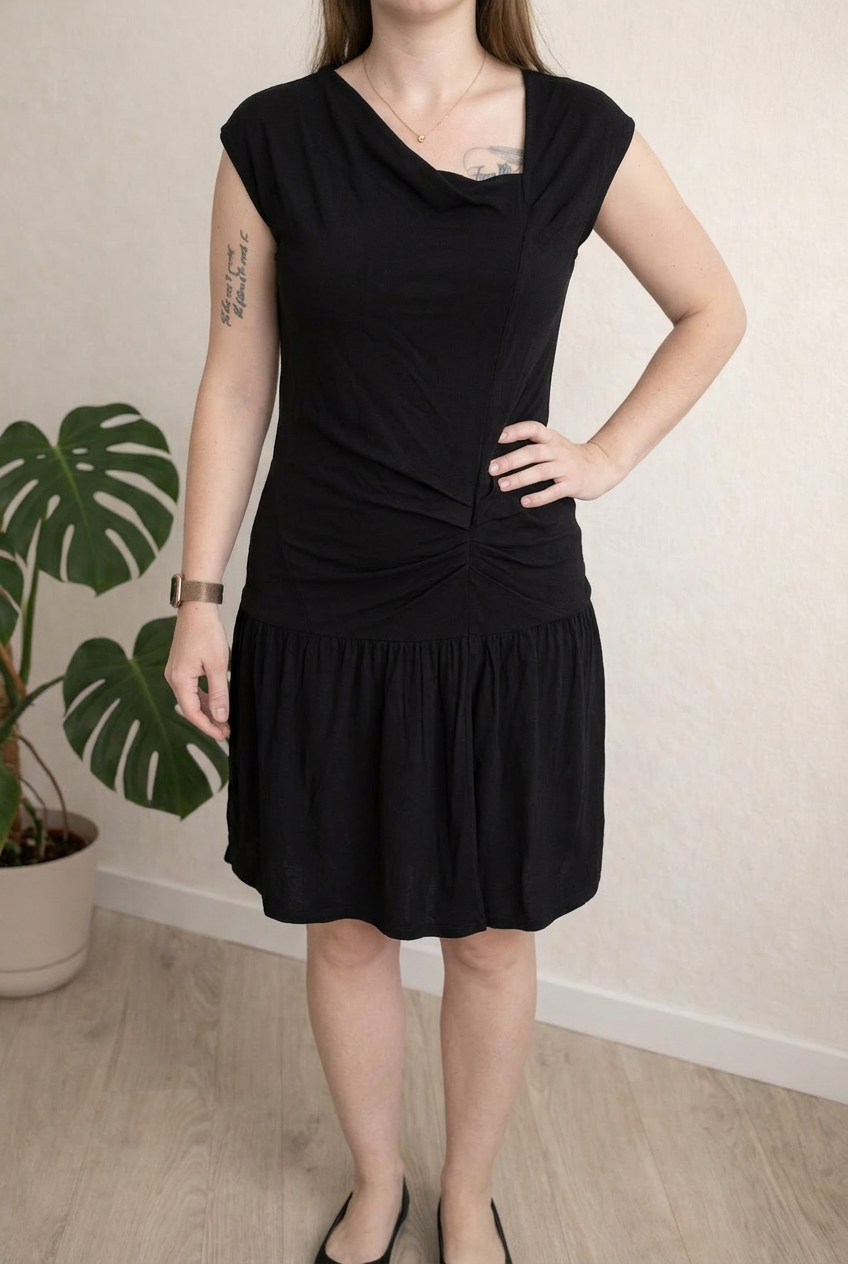Robe Noire Comptoir Des Cotonniers - 38 - Noir