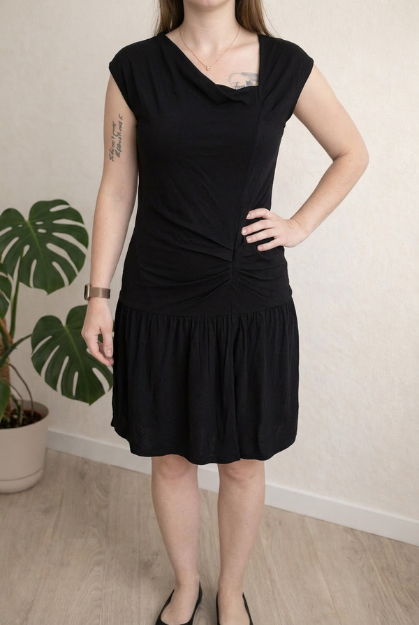 Robe Noire Comptoir Des Cotonniers - 38 - Noir