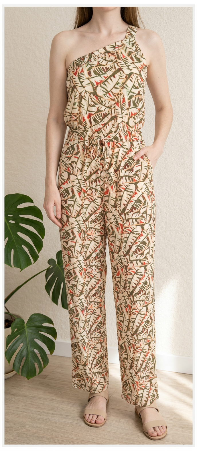 Combinaison Pantalon Tiffosi - Xs - Crème Et Vert -