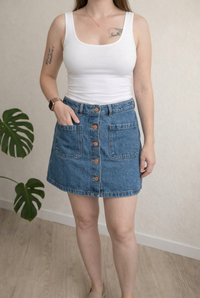 Jupe en jean Jennyfer - 36 - Bleu -