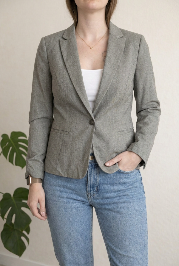 Blazer femme Kenneth Cole Select gris - 40