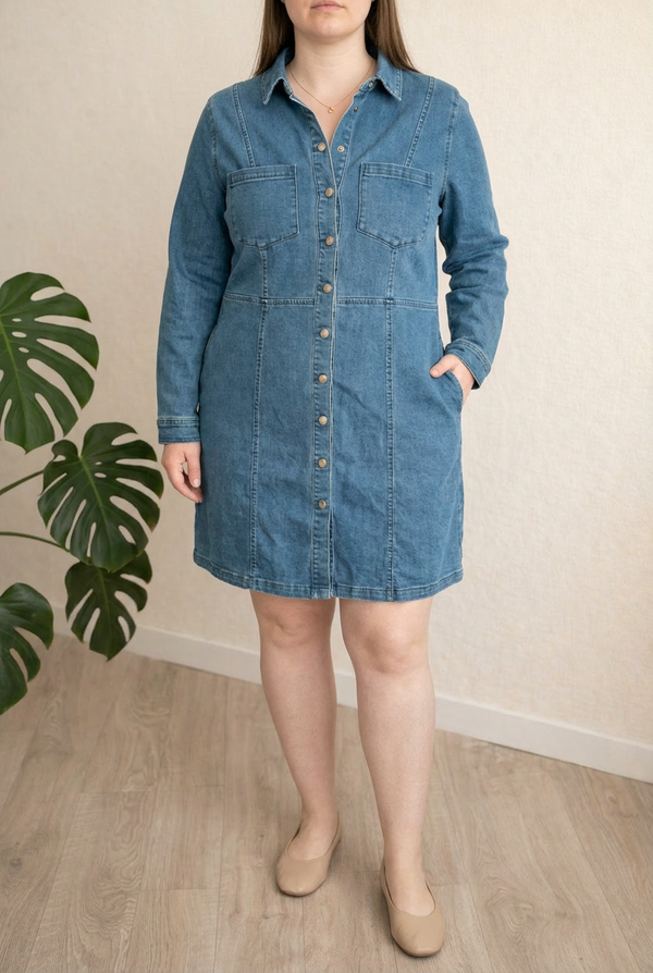 Robe en jean Next - 44 - Bleu -