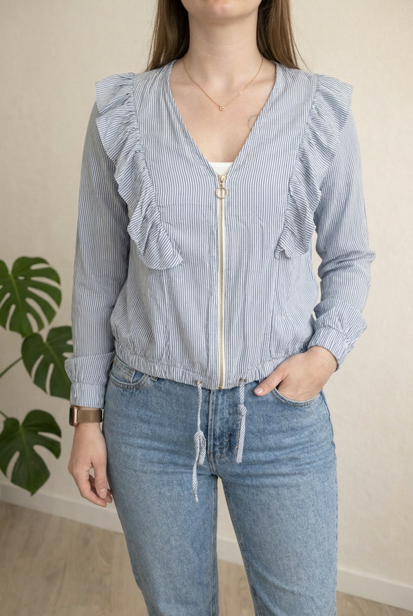 Veste bomber Pull&bear - S - Bleu -