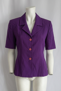 Blazer manches courtes Vintage - 38 - Violet