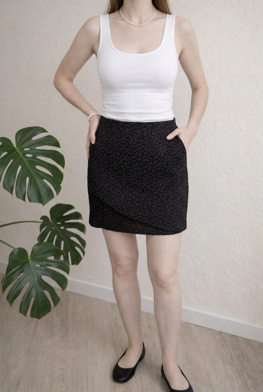 Mini-jupe Etam - 34 - Noir -