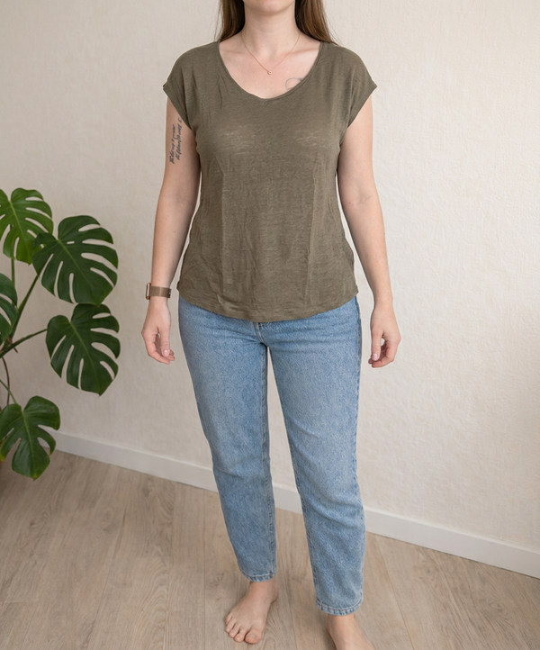 Haut grain de malice - M - Vert kaki -