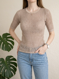 Pull en maille Kookaï - 34 - Beige