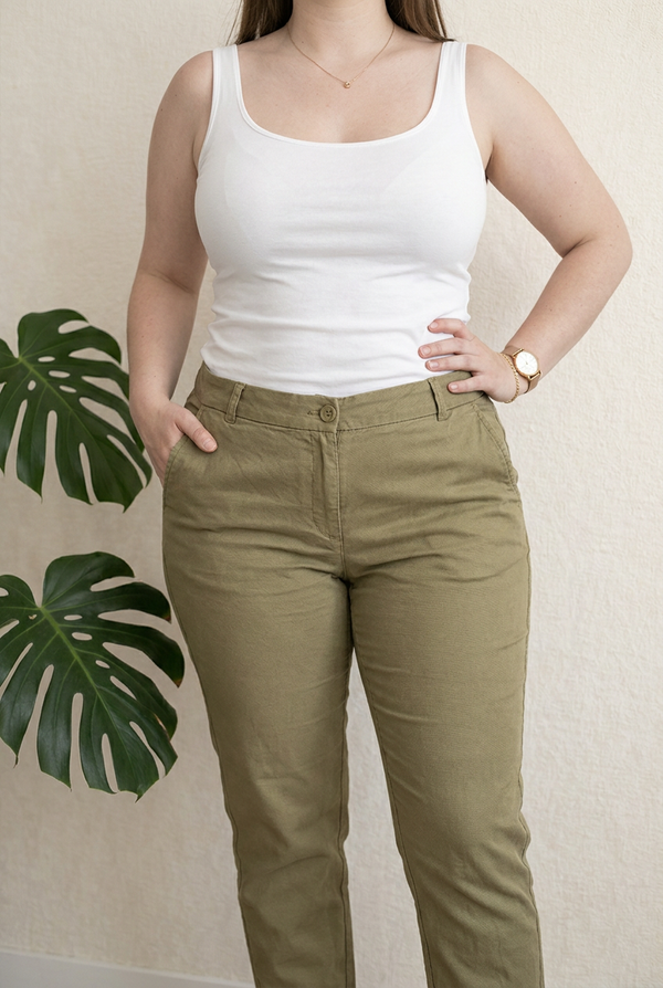 Pantalon Grain de Malice - 42 - marron clair