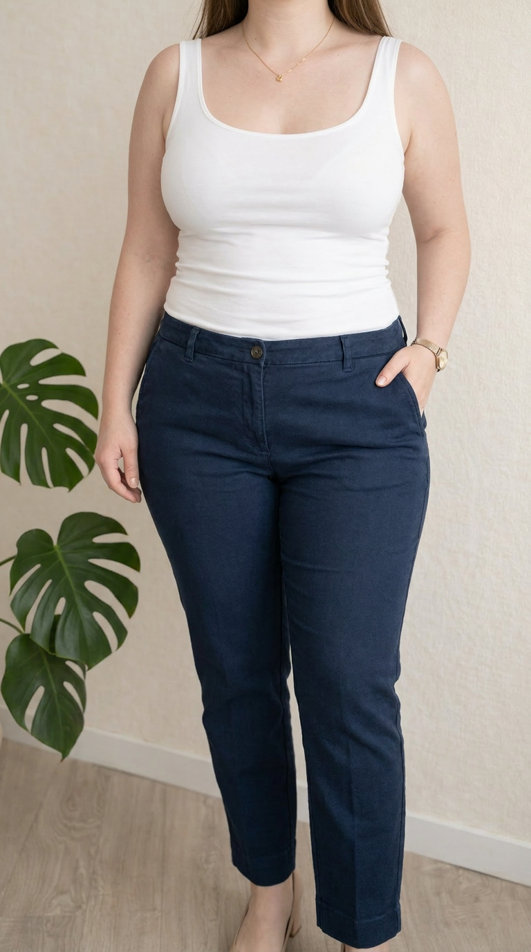 Pantalon United Colors of Benetton - 42 - Bleu marine