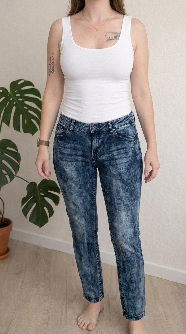 Jean Skinny Bonobo - 38 - Bleu -
