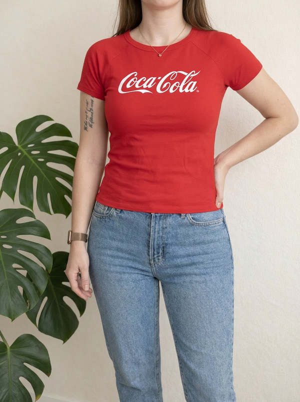 T-shirt Undiz Coca-cola - S - rouge -