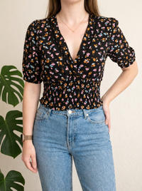 Crop top Pimkie - M - Noir -