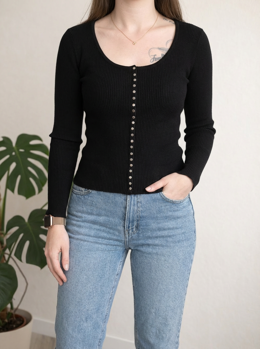 Pull léger Caroll - 38 - Noir