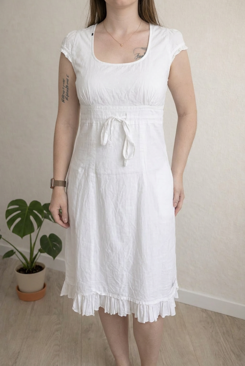 Robe D'ete Oxbow - M - Blanc - Coton