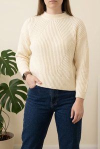 Pull en maille Jennyfer - S - Crème -