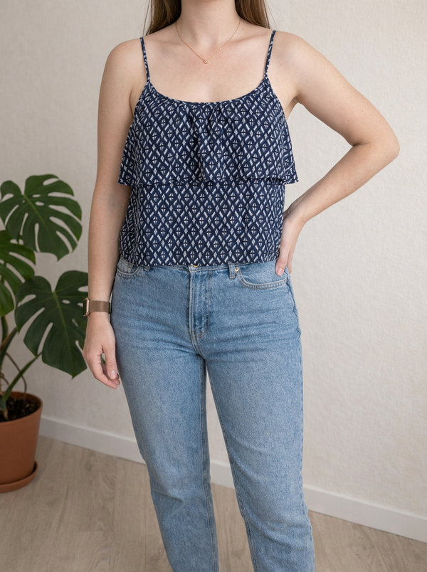 Top Court Pepe Jeans - M - Marine -