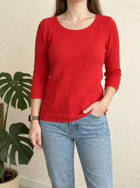 Pull Promod - M - Rouge -