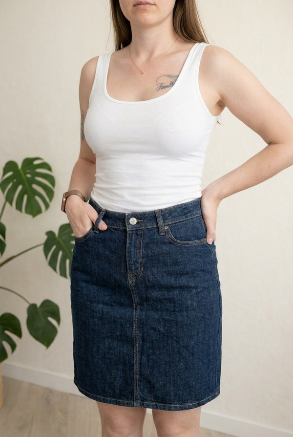 Jupe en jean Gap - 40 - Bleu -