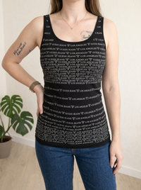 Débardeur Guess - S - Noir - Monogramme Los Angeles