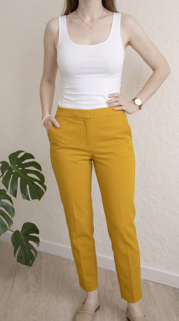 Pantalon Zara - 34 - Moutarde