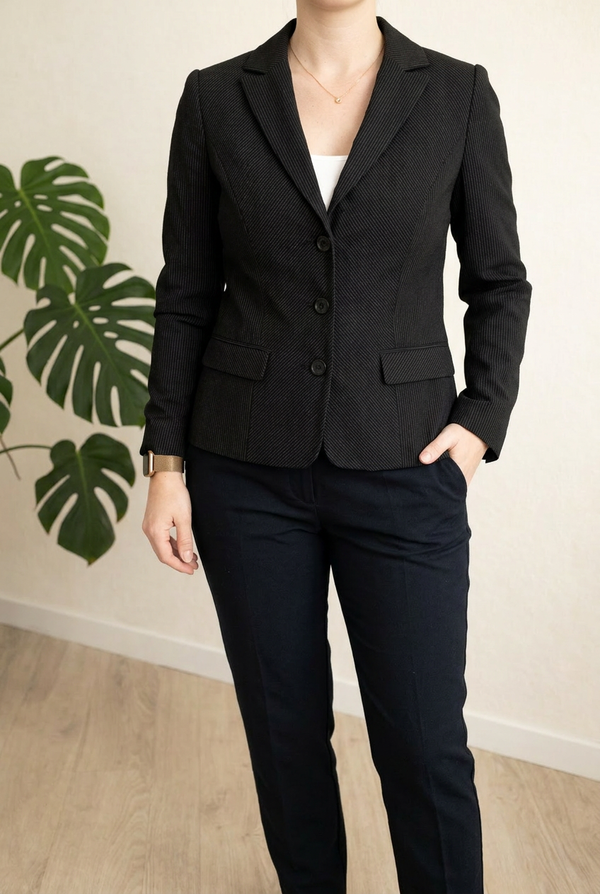 Blazer femme Apt. 9 -38 - Noir à rayures -