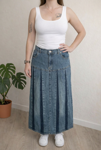 Jupe en jean Clover - 38 - Bleu