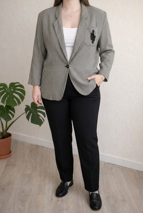 Blazer Vino de Casa Sport - 42 - Noir et blanc -