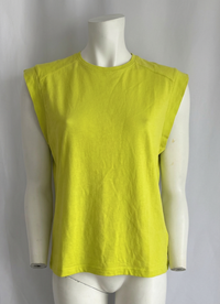 Débardeur Zara - S - Jaune / Vert fluo -